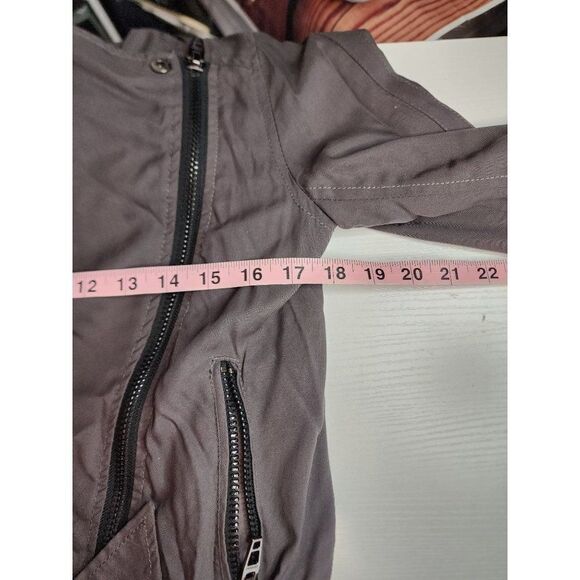 BlankNYC Biker Zip Jacket, Grey XS EUC - Picture 6 of 12